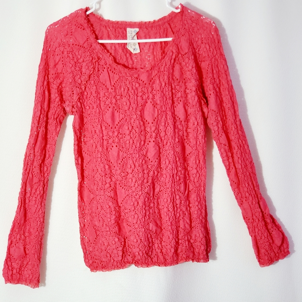 Free People Lace Top